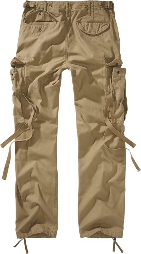 Side view of Brandit M-65 Ladies Pants, beige, Size 36 for Women