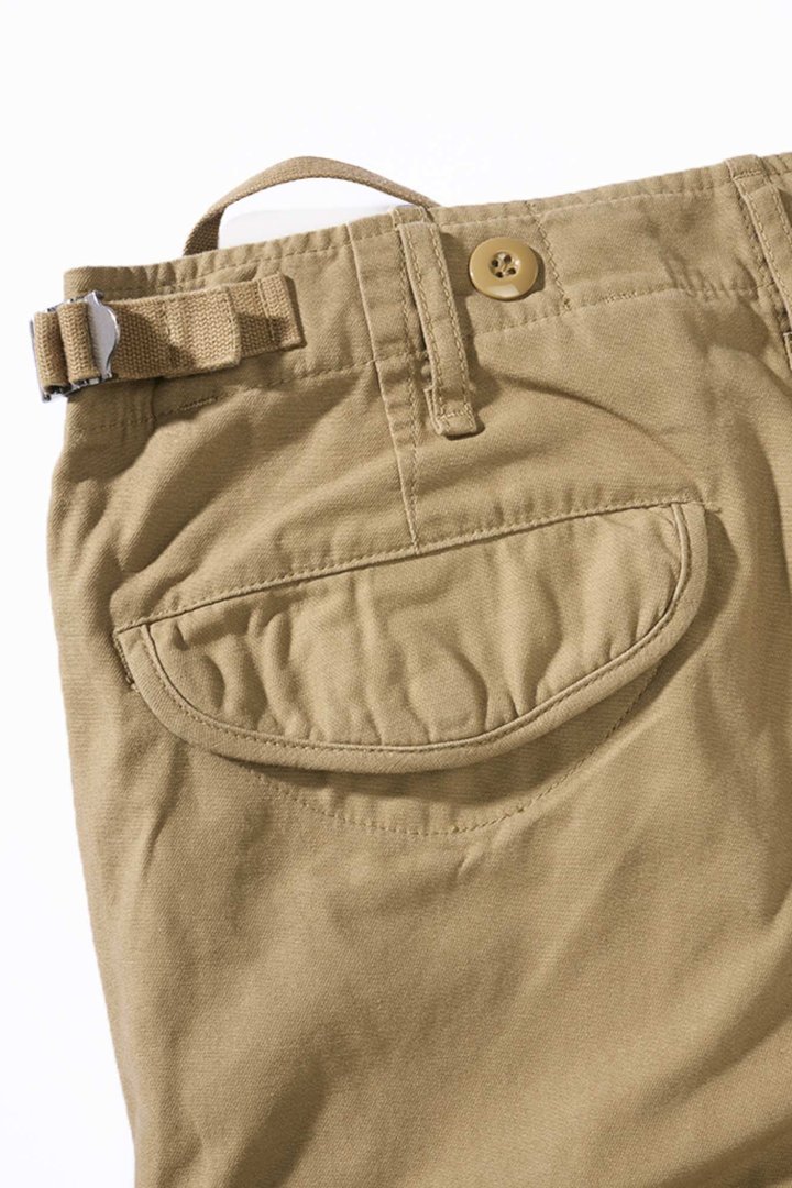 Side view of Brandit M-65 Ladies Pants, beige, Size 36 for Women