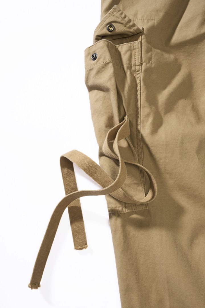 Side view of Brandit M-65 Ladies Pants, beige, Size 36 for Women