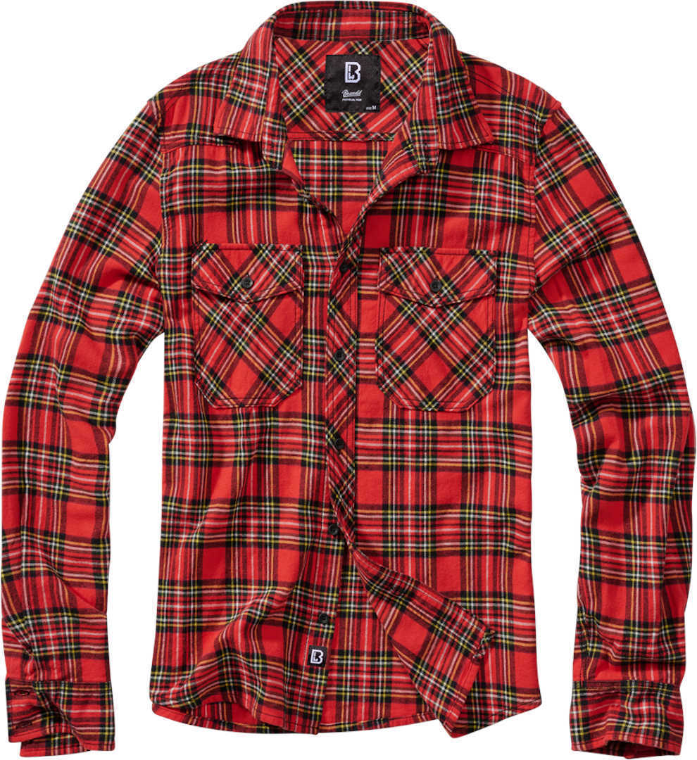 Image of Brandit Check Camicia, rosso, dimensione 3XL