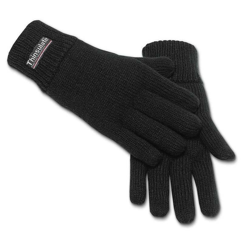 Brandit Knitted Gloves, black, Size M, black, Size M