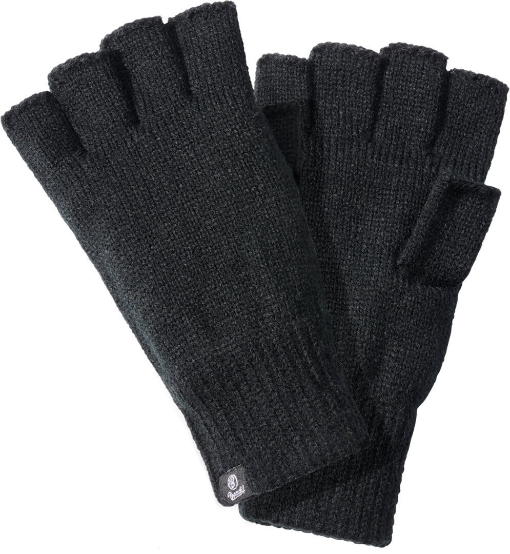 Side view of Brandit Fingerstall Gloves, black, Size M for Men