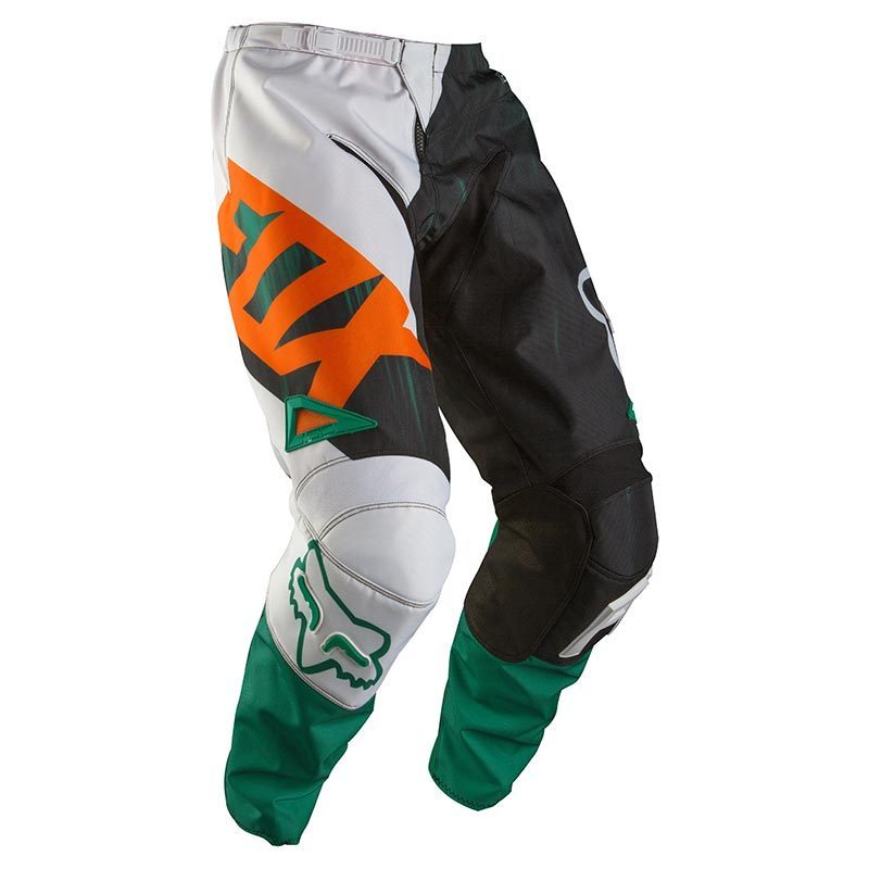 FOX 180 Vandal Cross Pants, green-orange, Size 28, green-orange, Size 28