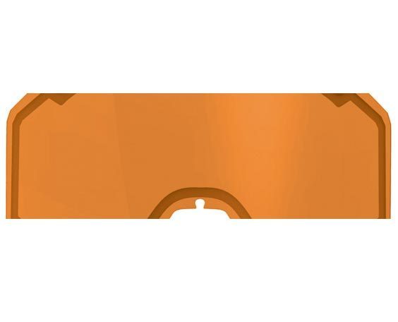 Klim Radius Tear Off Lens, orange, orange