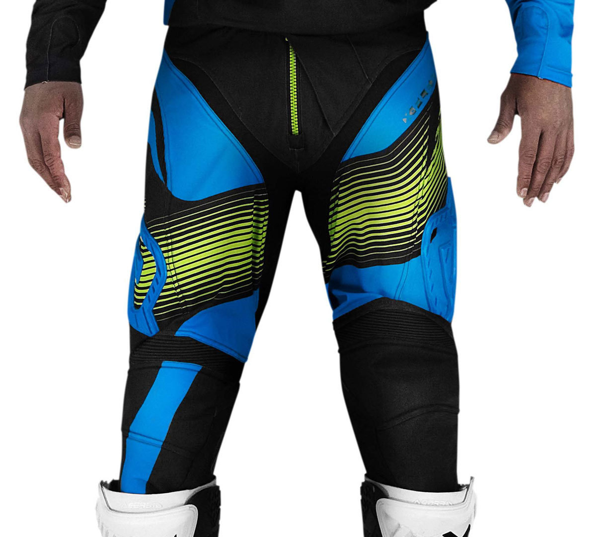 Image of Acerbis X-Flex Pantaloni Motocross, nero-blu, dimensione 28