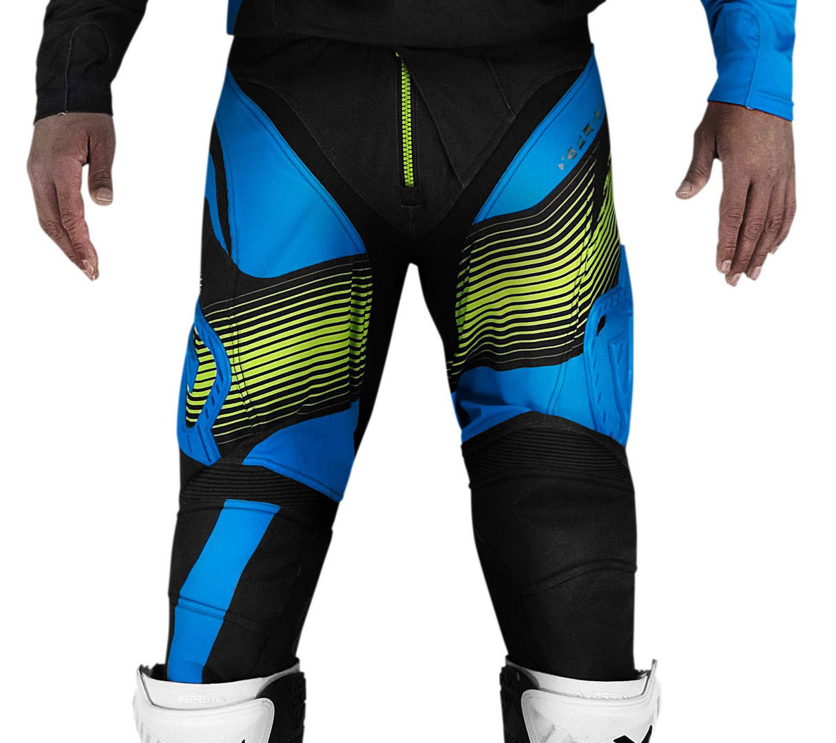 Acerbis X-Flex Motocross Pants, black-blue, Size 28, black-blue, Size 28
