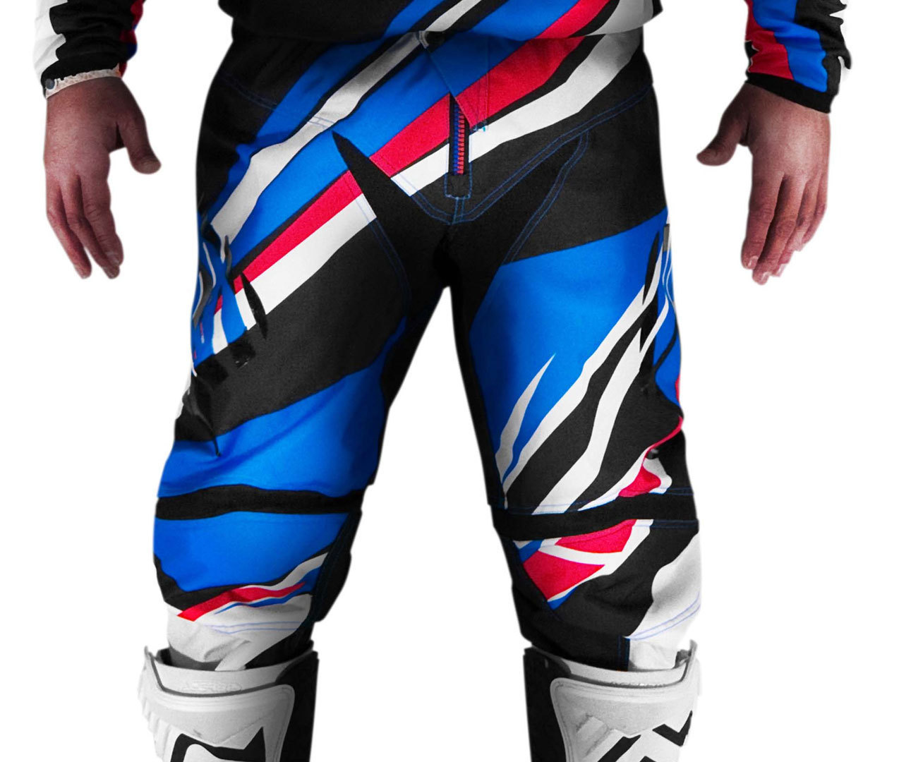 Acerbis X-Gear Motocross Pants, grey-blue, Size 28, grey-blue, Size 28