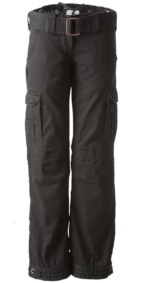 John Doe Cargo Slimcut Pants Black, Size 27, black, Size 27
