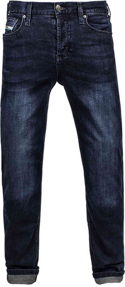 John Doe Original Jeans XTM Ciemnoniebieskie dżinsy motocyklowe