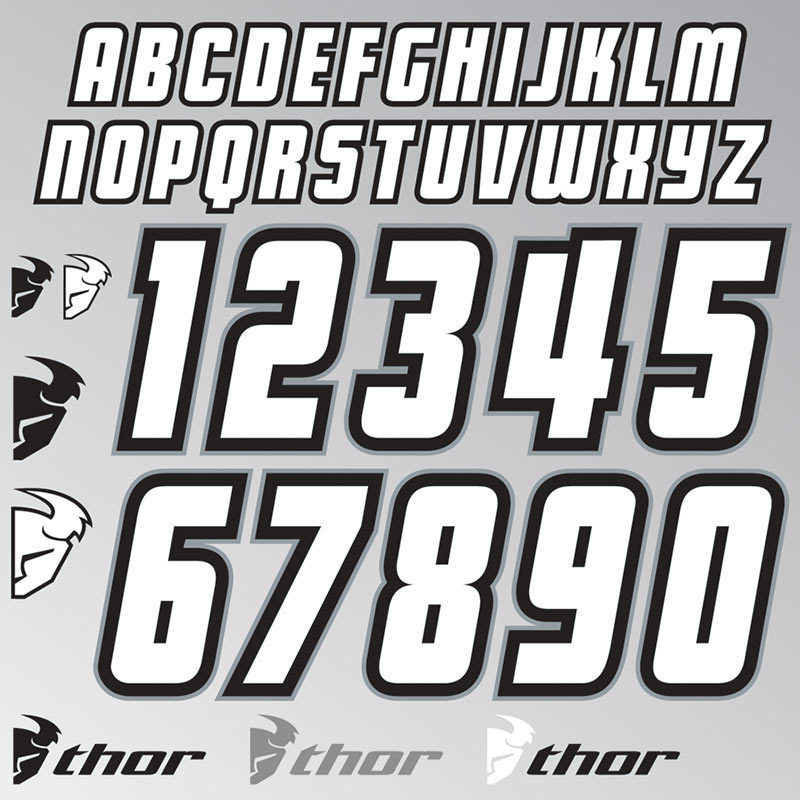 Thor Jersey I.D. Bügelsticker Kit