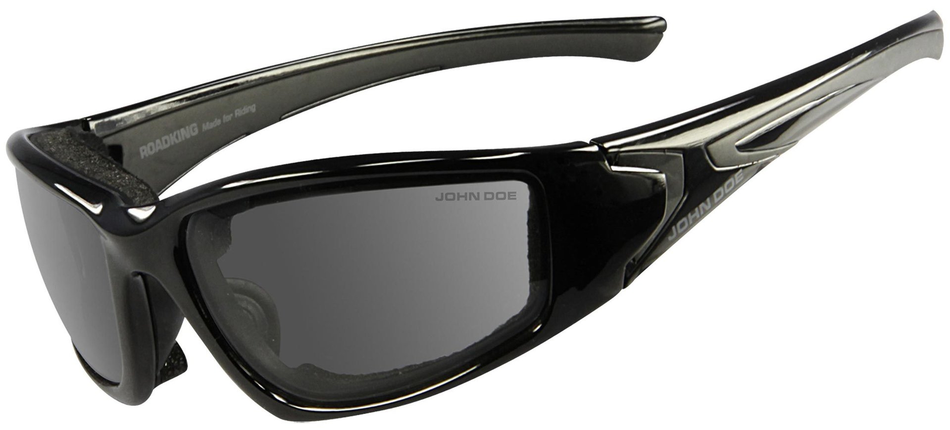 John Doe Roadking Photocromatic Sunglasses, black, black, Size One Size