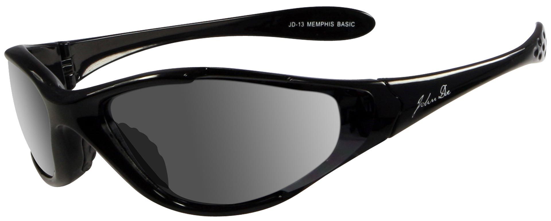 John Doe Memphis Basic Sunglasses, black, black, Size One Size