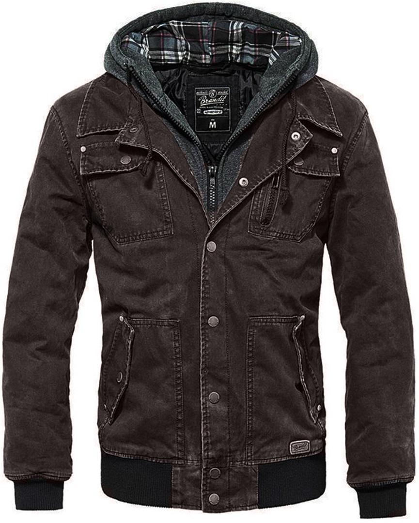 Brandit Dayton Jacket, grey, Size S, grey, Size S