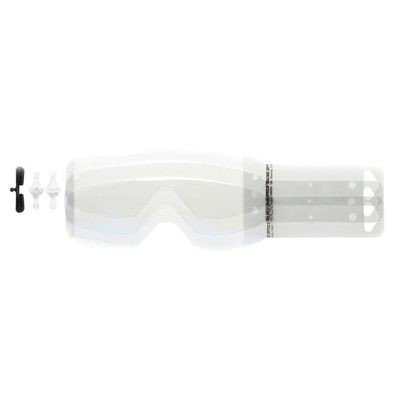 Scott Hustle/Tyrant/Split Works Tear Offs, clear, clear, Size One Size