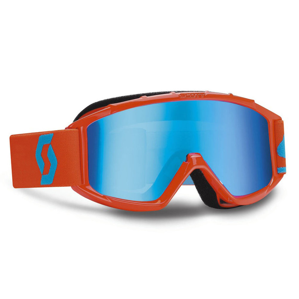 SCOTT 89SI PRO YOUTH GOGGLE ORANGE GREY //CHROME ORANGE LENS