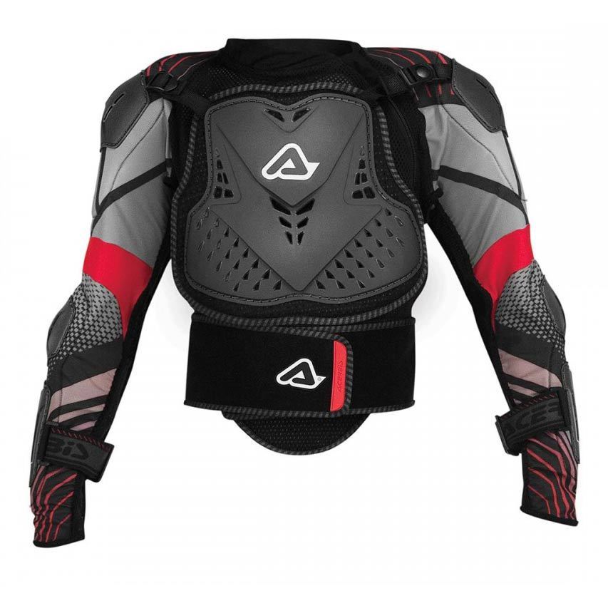Acerbis Scudo 2.0 Kids Protector Jacket, black-red, Size S M, black-red, Size S M