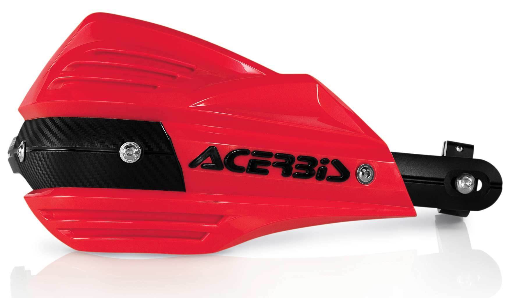Acerbis X-Factor Hand Guard, red, red, Size One Size