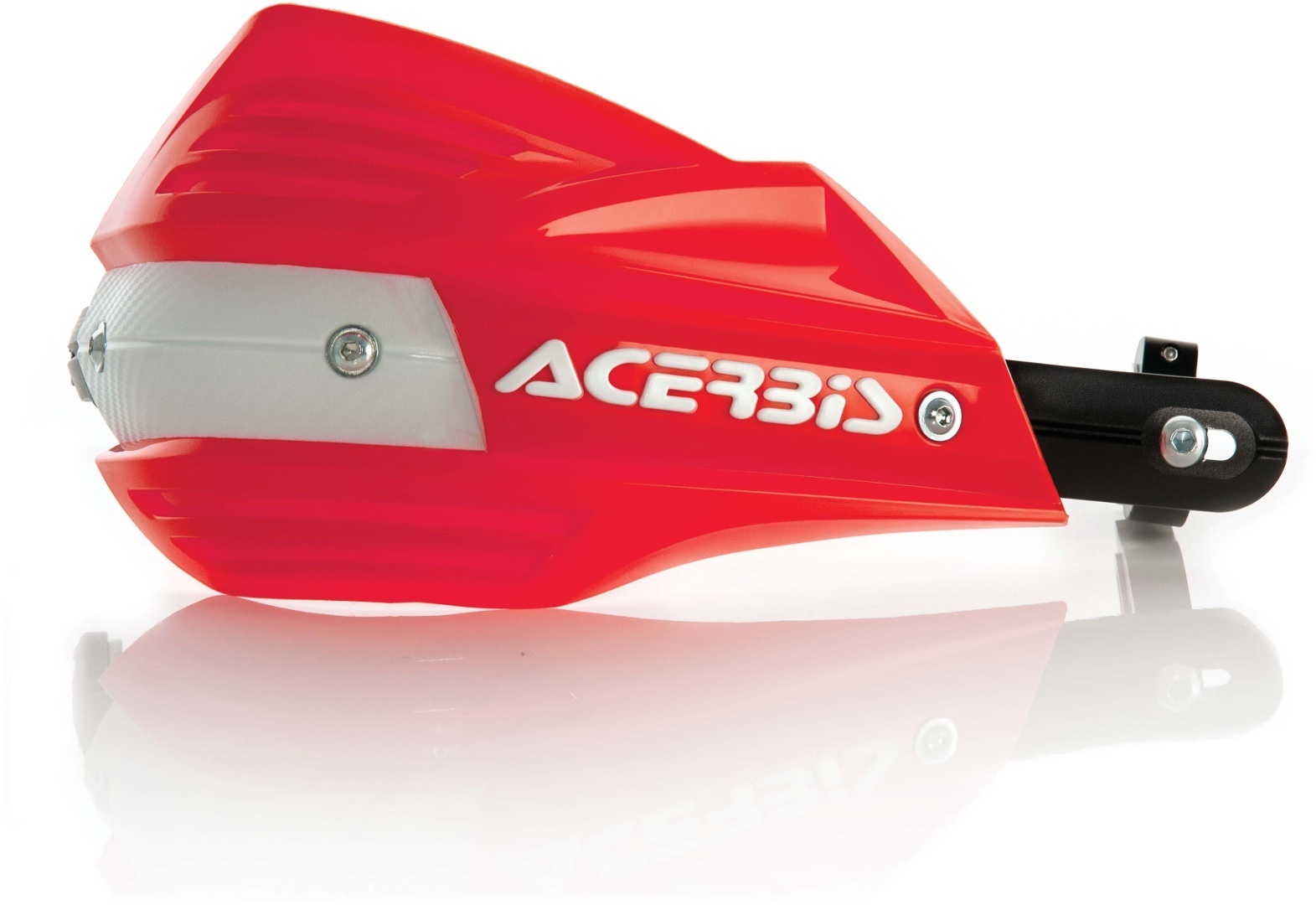 Acerbis X-Factor Hand Guard, white-red, white-red, Size One Size