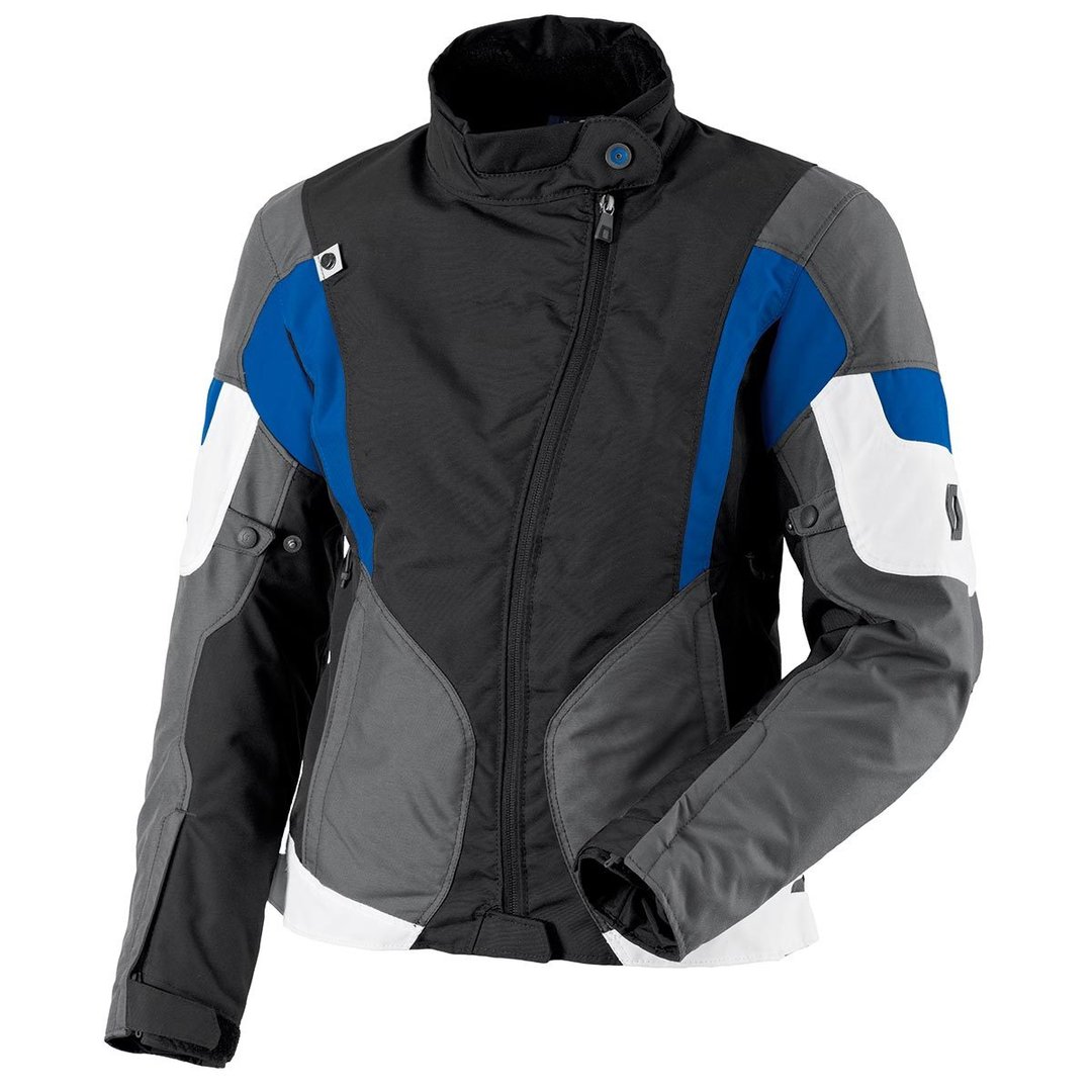 Scott Technit DP Ladies Textile Jacket, black-blue, Size 42 for Women, black-blue, Size 42 for Women