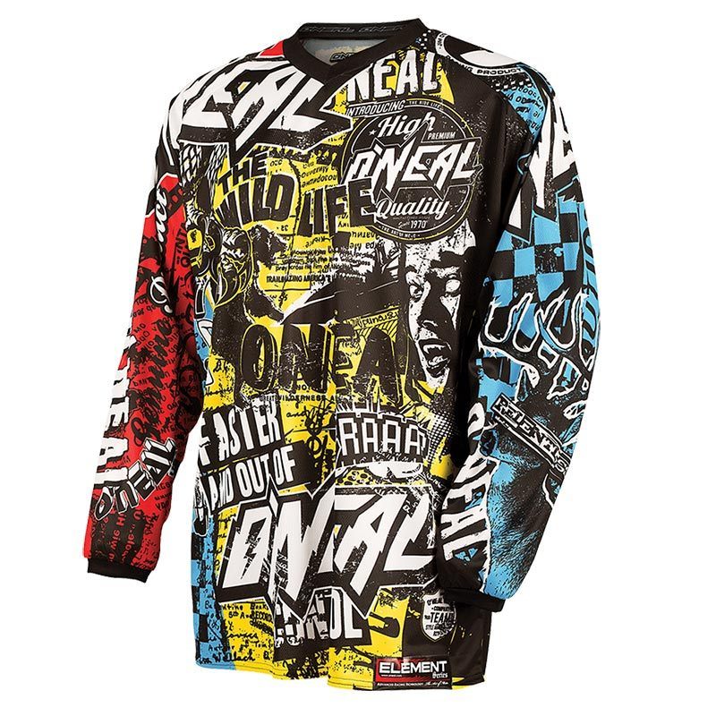 Oneal Element Wild Ungdom Motocross Jersey