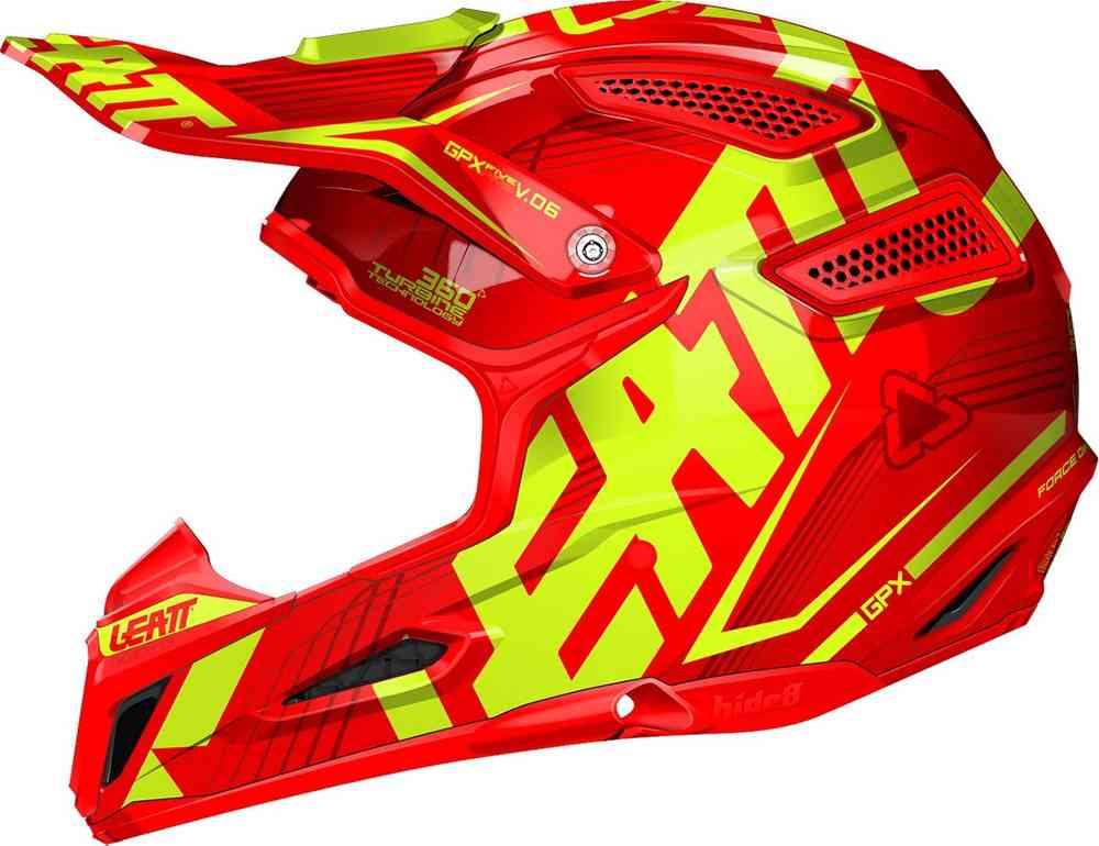 Leatt GPX 5.5 Junior Barna Motocross hjelm oransje