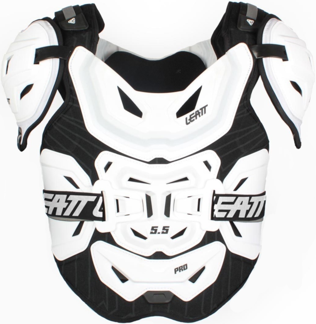 Image of Leatt 5.5 Pro Pettorine moto cross, bianco, dimensione S M L XL