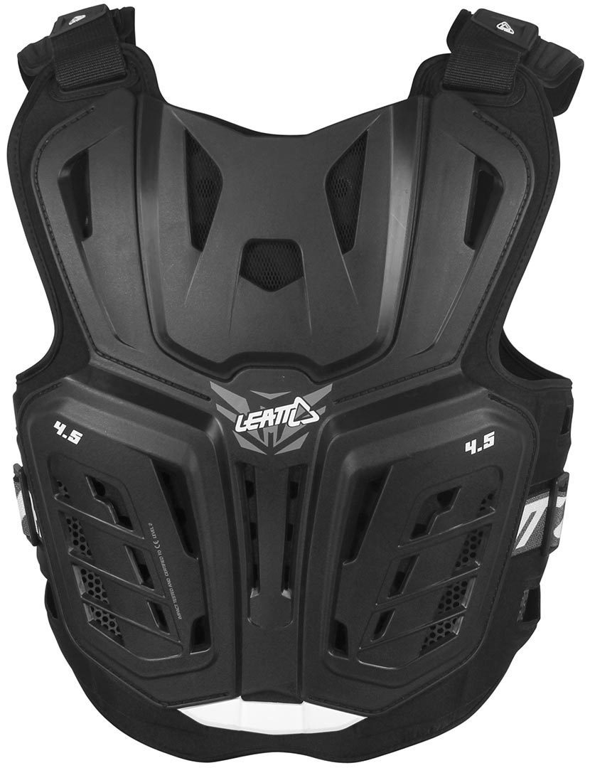 Side view of Leatt 4.5 Chest Protector, black, Size S M L XL for Men