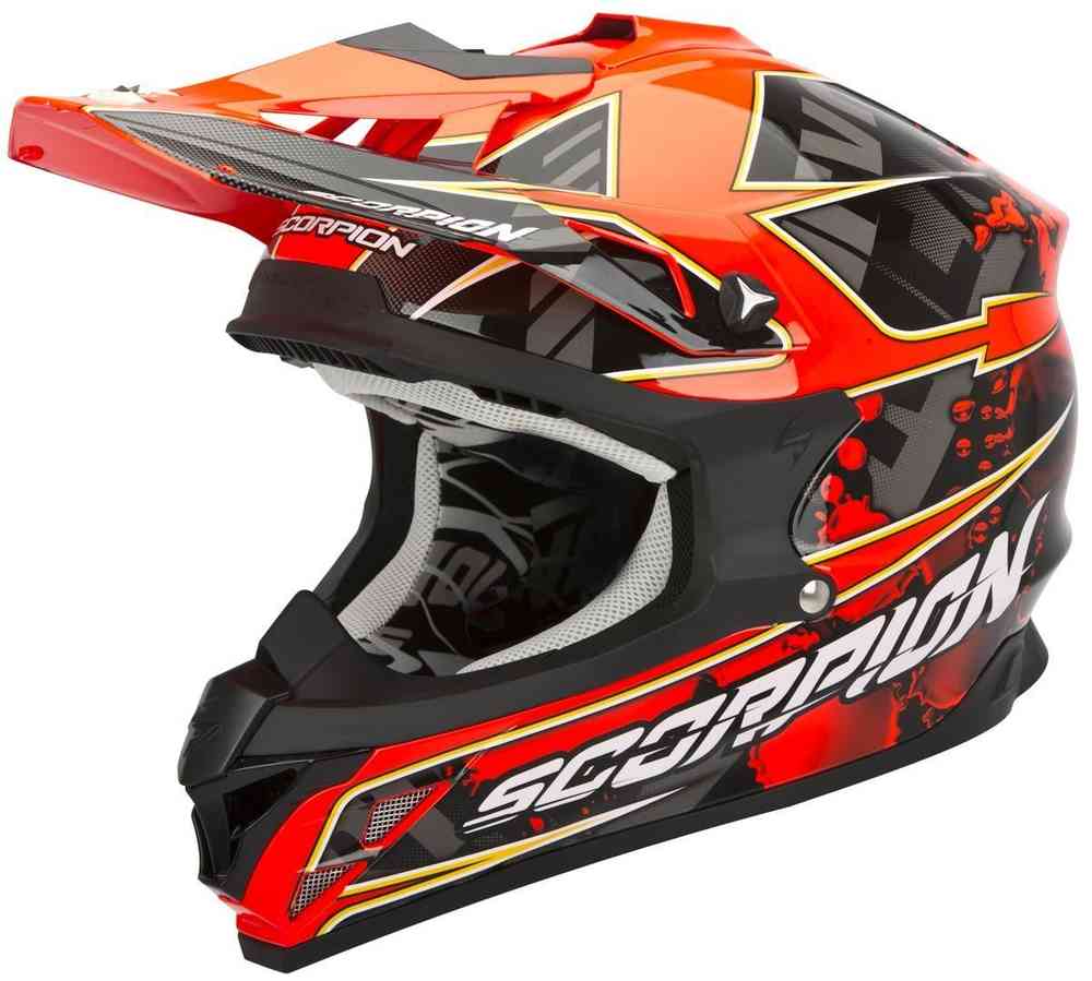 Scorpion VX-15 Evo Air Magma 交叉的頭盔
