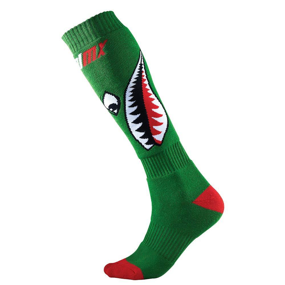 Oneal Bomber Motocross Socks, green, green, Size One Size
