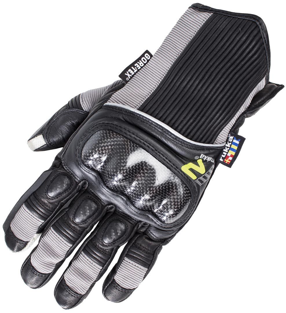Rukka Ceres Gore-Tex Motorcycle Gloves, black-grey, Size S, black-grey, Size S