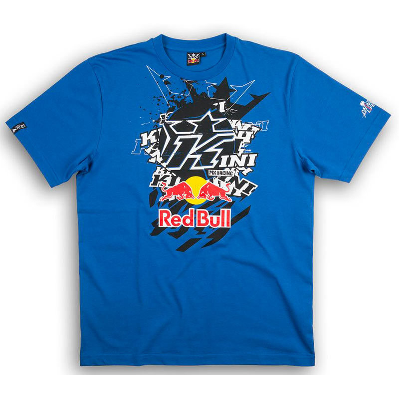Kini Red Bull Pasted K T-Shirt, blau, Größe S, blau, Größe S