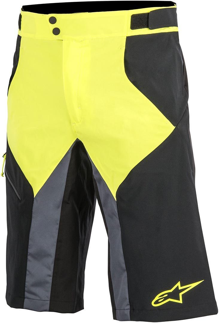 Alpinestars Outrider Bicycle Shorts, black-yellow, Size 40, black-yellow, Size 40