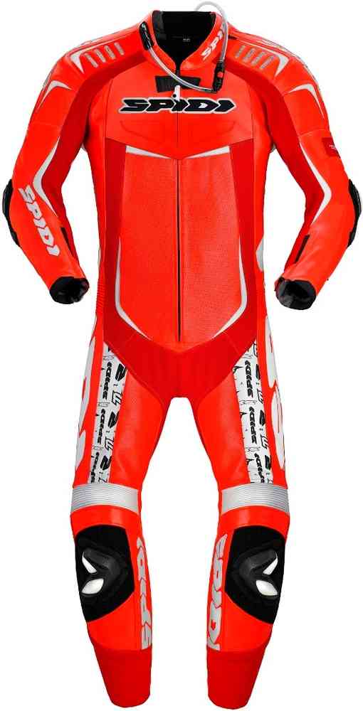 Spidi Track Wind Replica Evo Traje de cuero de motocicleta de una sola pieza