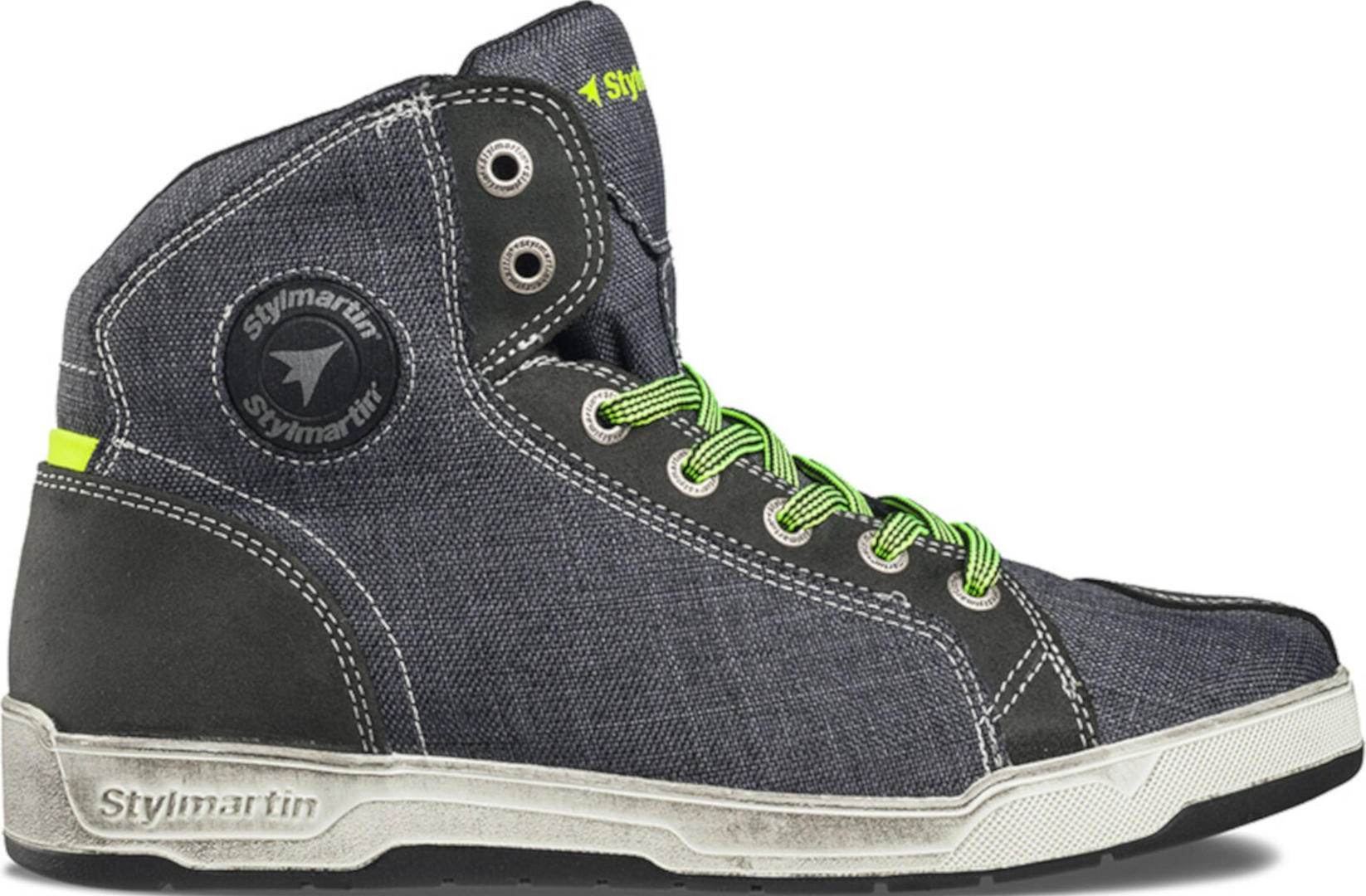 Side view of Stylmartin Kansas Motorcycle Shoes, blue, Size 47 for Men