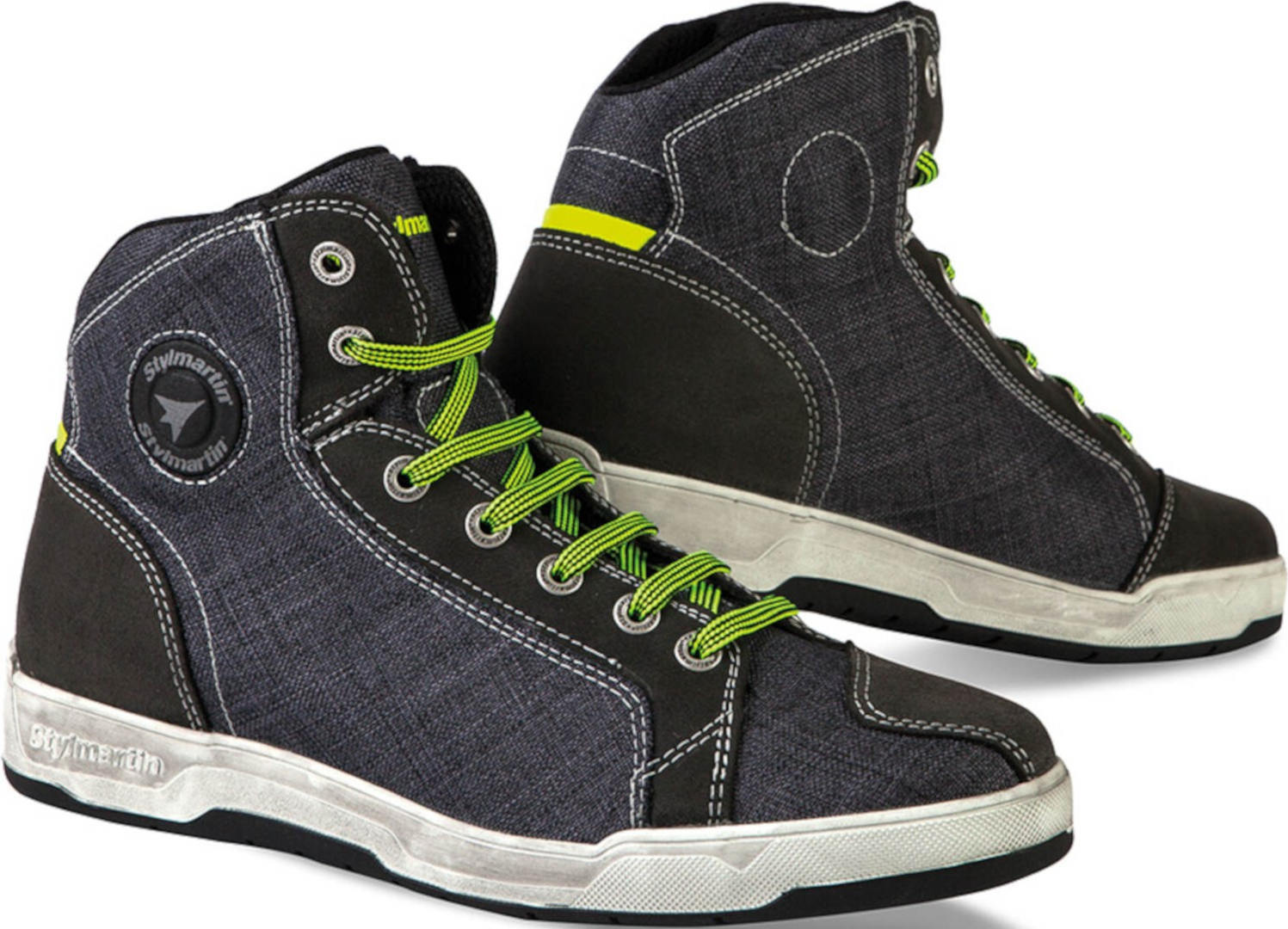 Side view of Stylmartin Kansas Motorcycle Shoes, blue, Size 47 for Men