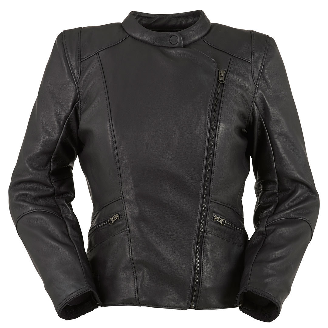 Furygan Sandy Ladies Leather Jacket, black, Size L for Women, black, Size L for Women