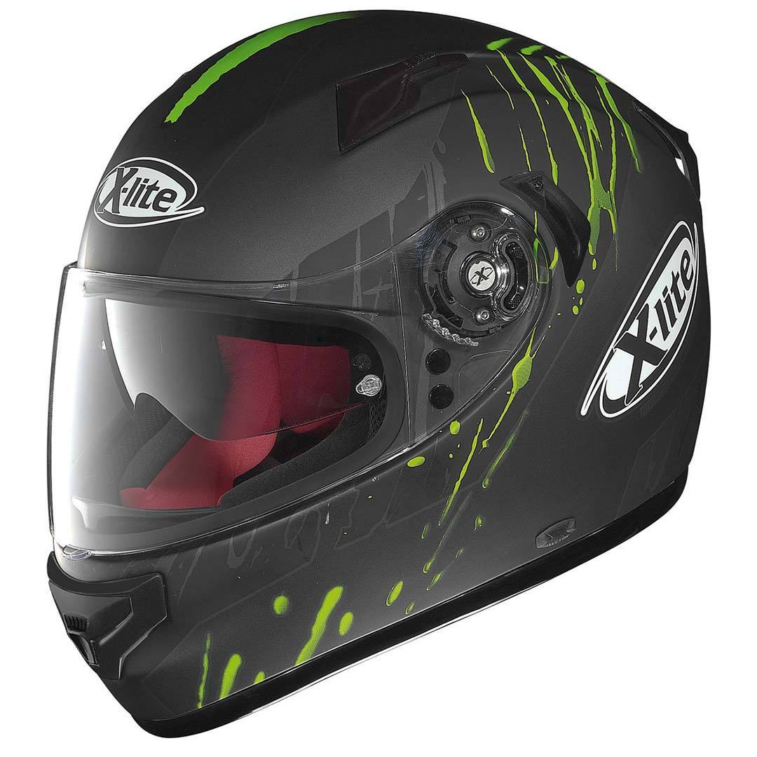 X-Lite X-661 Spox N-COM Helmet, green, Size XS, green, Size XS