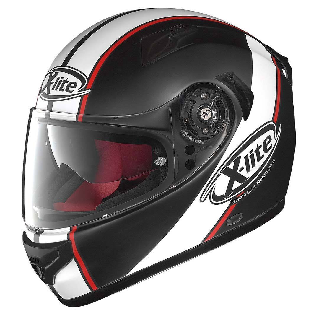 X-Lite X-661 Vinty N-COM Helmet, black-white-red, Size 2XL, black-white-red, Size 2XL