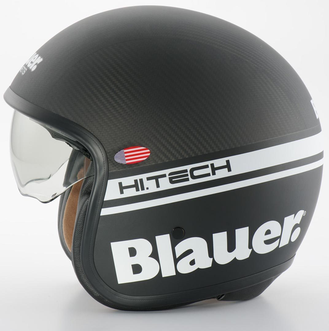 Blauer Pilot 1.1 Carbon Jet Helmet, Size XS, carbon, Size XS