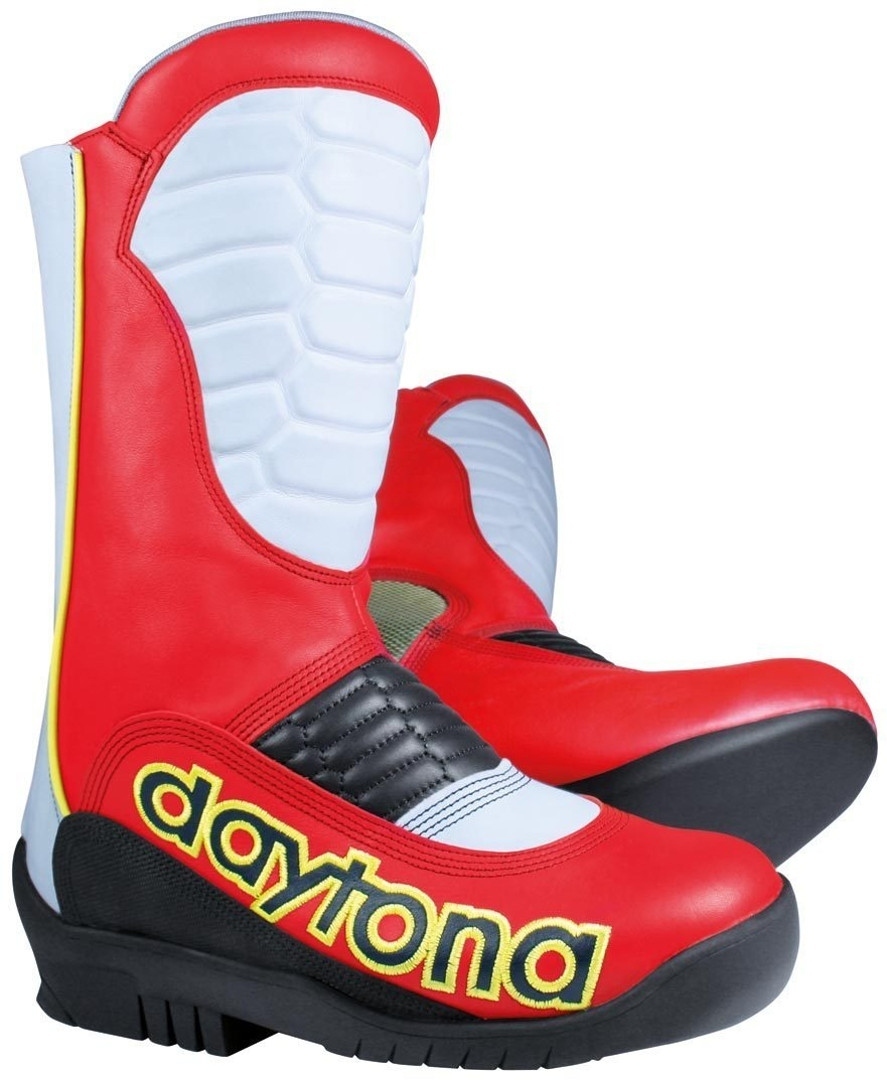 Daytona Speedway Evo SGP Motorcycle Boots, black-white-red, Size 45, black-white-red, Size 45