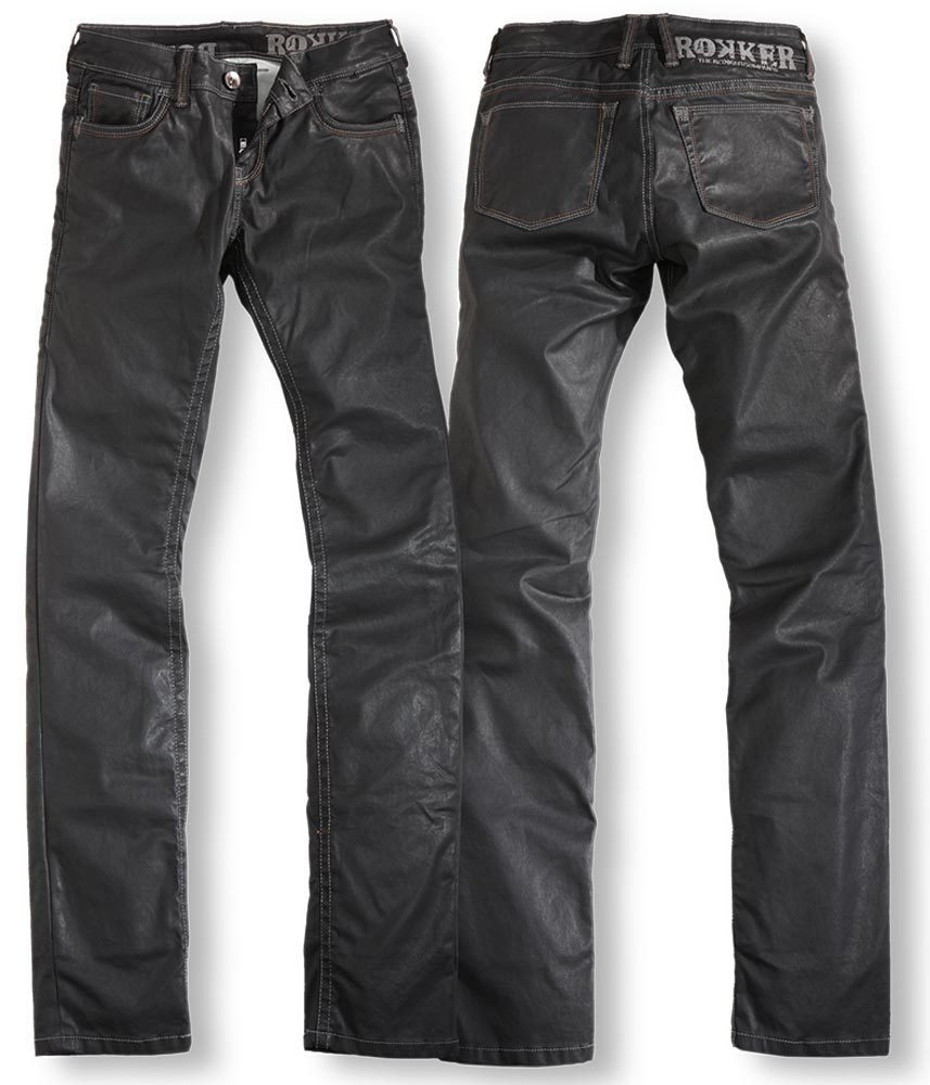 Rokker The Black Diva Jeans Lady, Size 24 for Women, black, Size 24 for Women