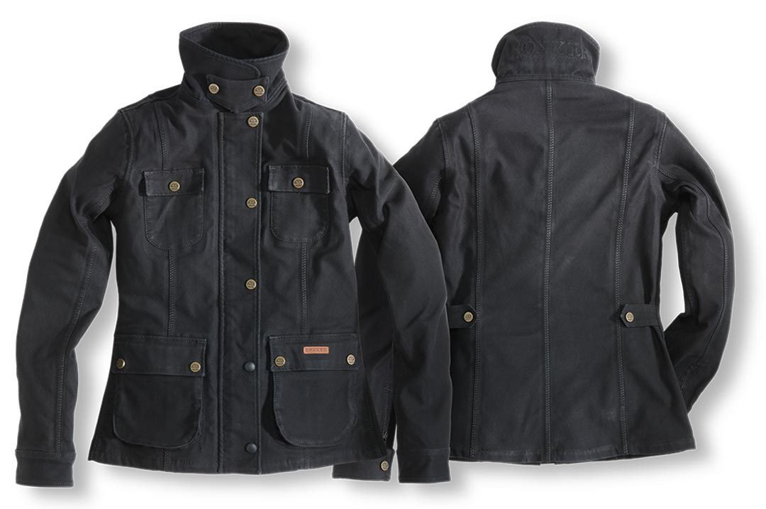 Rokker Black Jackket Lady, Size XS for Women, black, Size XS for Women