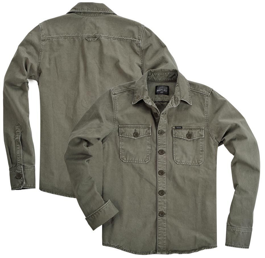 Rokker Worker Shirt, green, Size S, green, Size S