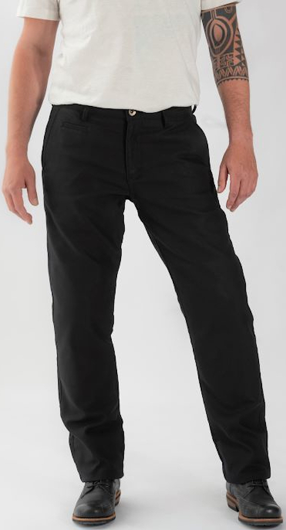 Rokker Chino Black Hose, schwarz, Größe 28