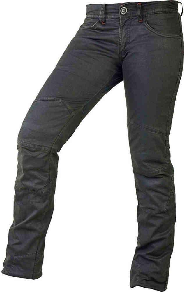 Esquad Chiloe Waxed Jeans de motocicleta feminino