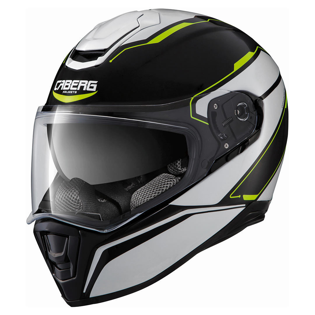 Caberg Drift Tour Helmet, black-white-yellow, Size 2XL, black-white-yellow, Size 2XL