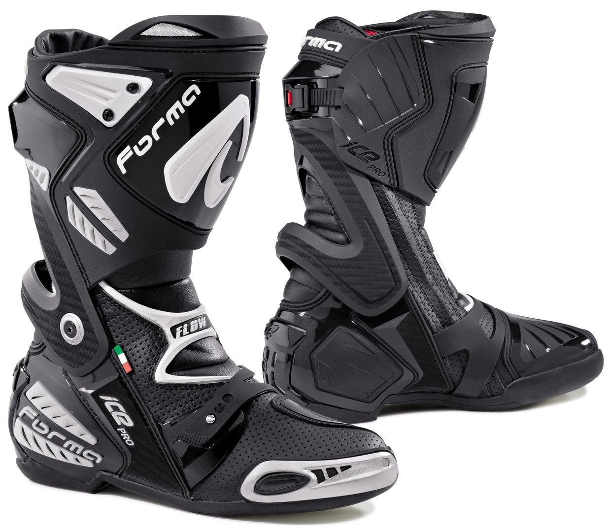 Forma Ice Pro Flow Motorcycle Boots, black, Size 40, black, Size 40