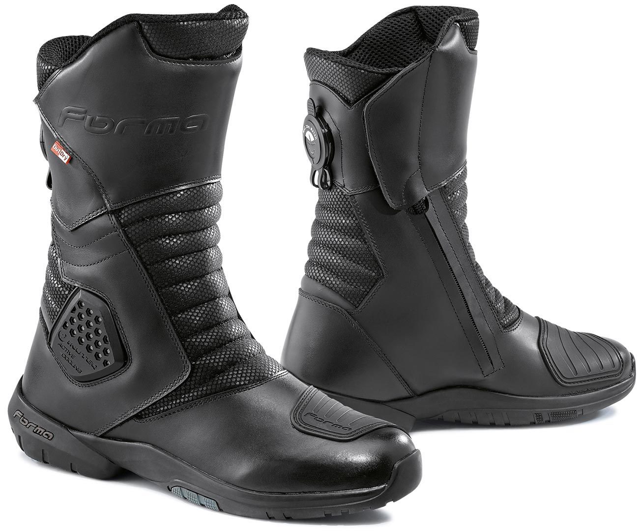 Forma Sahara Out Dry Waterproof Motorcycle Boots, black, Size 38, black, Size 38