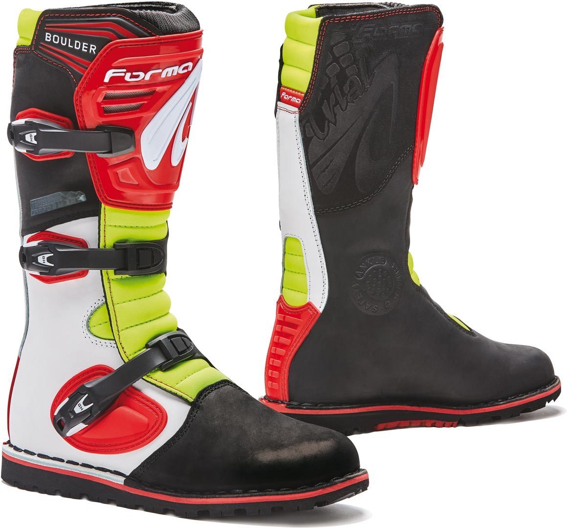 Forma Boulder Trial Boots, white-red-yellow, Size 39, white-red-yellow, Size 39