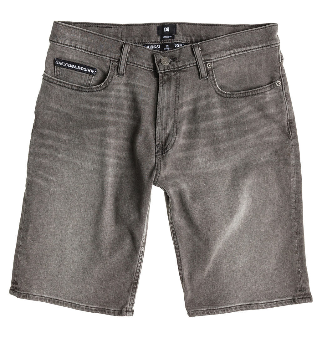 DC Worker Straight Denim Shorts, grey, Size 28-image-90391804